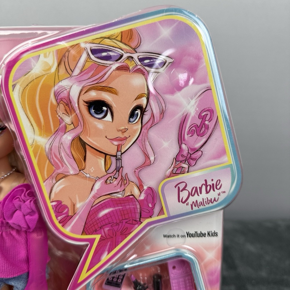 Barbie Dream Besties Malibu Doll New In‎ Box Mattel Red Outfit Brunette Fashion - Picture 4 of 6
